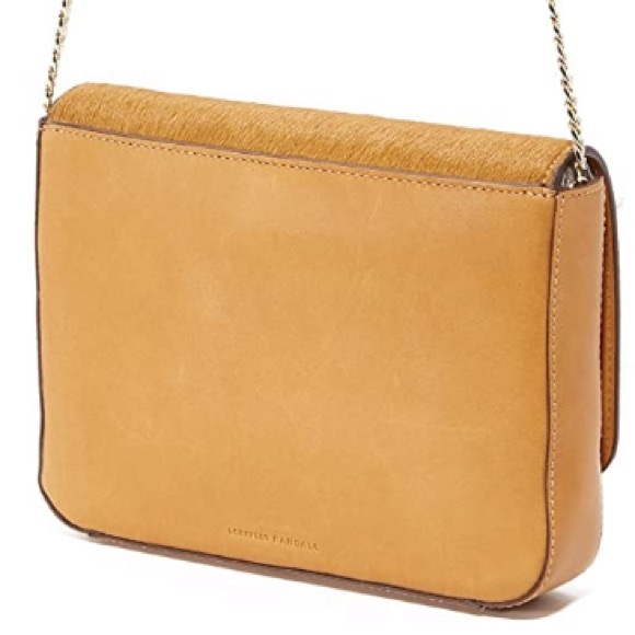 Loeffler Randall Camel Calfhair Crossbody Lock Bag - Picture 3 of 16